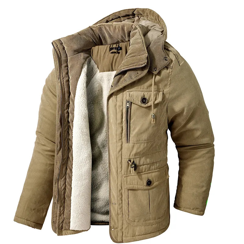 Comfortabele en isolerende jas voor koude dagen.
