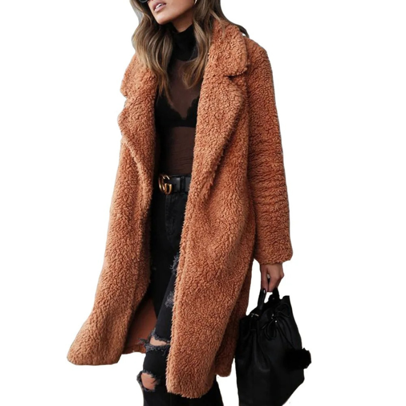 Noor | Women's Warm Winter Coat | Red