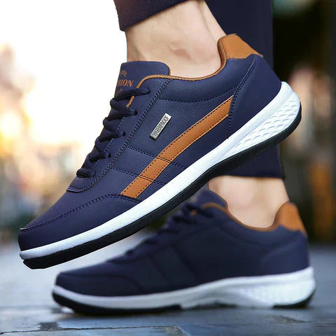 Max - Stilvolle Herren Sneaker mit Bequemer Sohle und Lederakzenten
