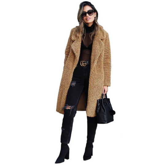 Noor | Women's Warm Winter Coat | Red