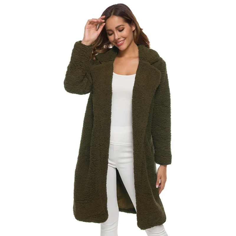 Noor | Women's Warm Winter Coat | Red
