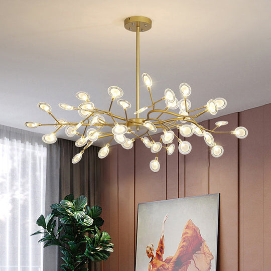 AurumLicht | Postmodern gold chandelier | Gold