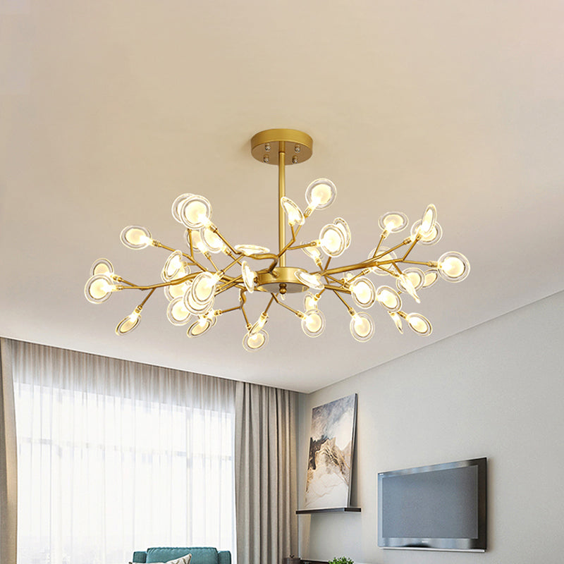 AurumLicht | Postmodern gold chandelier | Gold