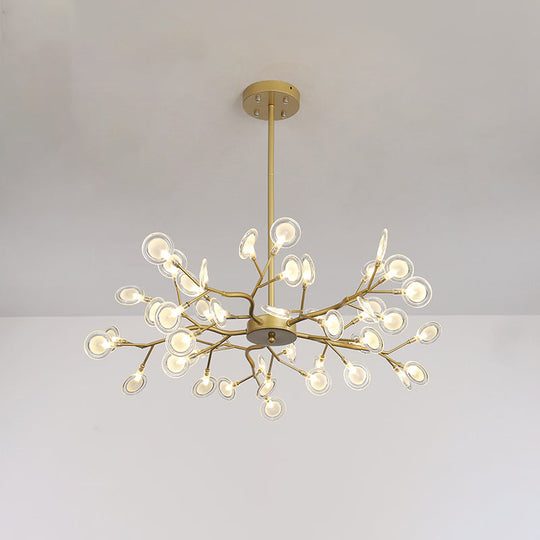 AurumLicht | Postmodern gold chandelier | Gold