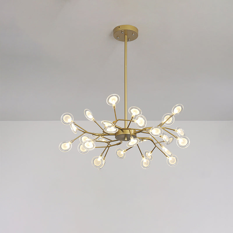 AurumLicht | Postmodern gold chandelier | Gold