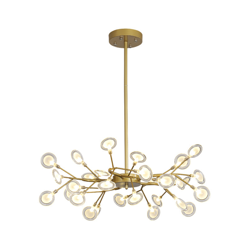 AurumLicht | Postmodern gold chandelier | Gold