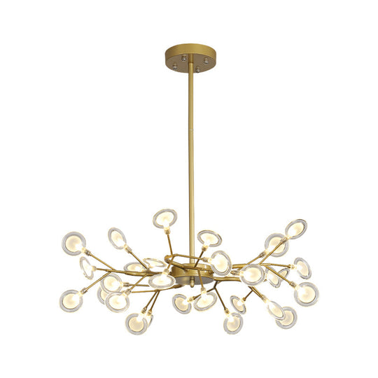 AurumLicht | Postmodern gold chandelier | Gold