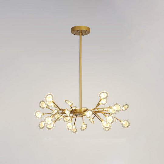 AurumLicht | Postmodern gold chandelier | Gold