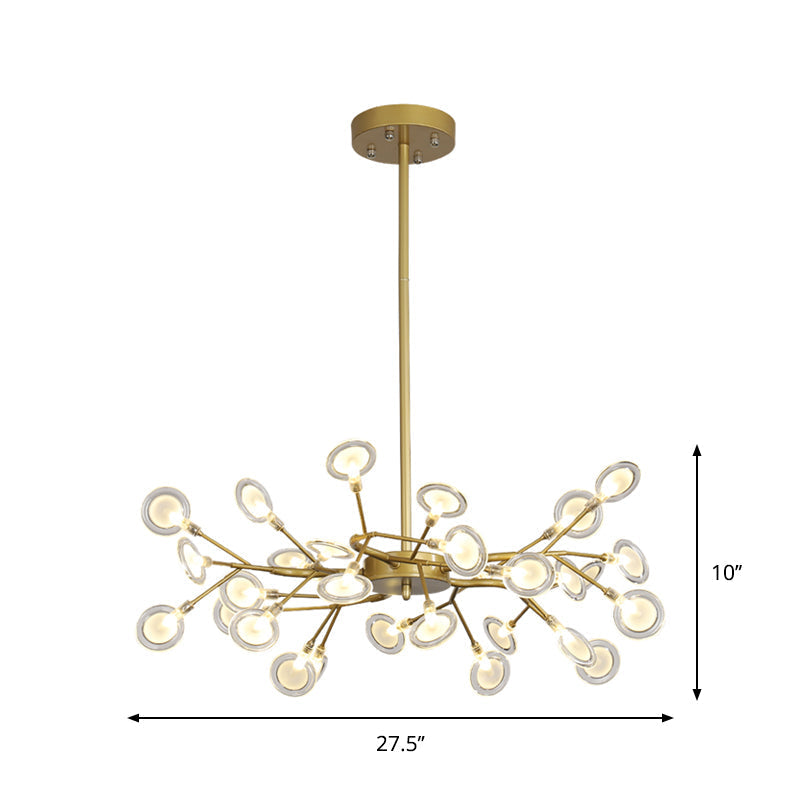 AurumLicht | Postmodern gold chandelier | Gold