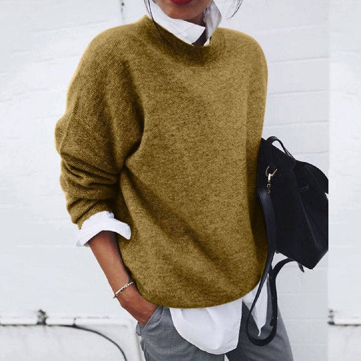 Zachte en warme sweater met klassieke uitstraling.