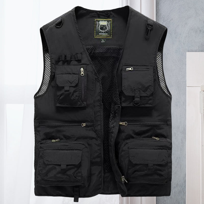 Lars Veelzijdig vest dat zowel praktisch als stijlvol is voor outdoor gebruik.
