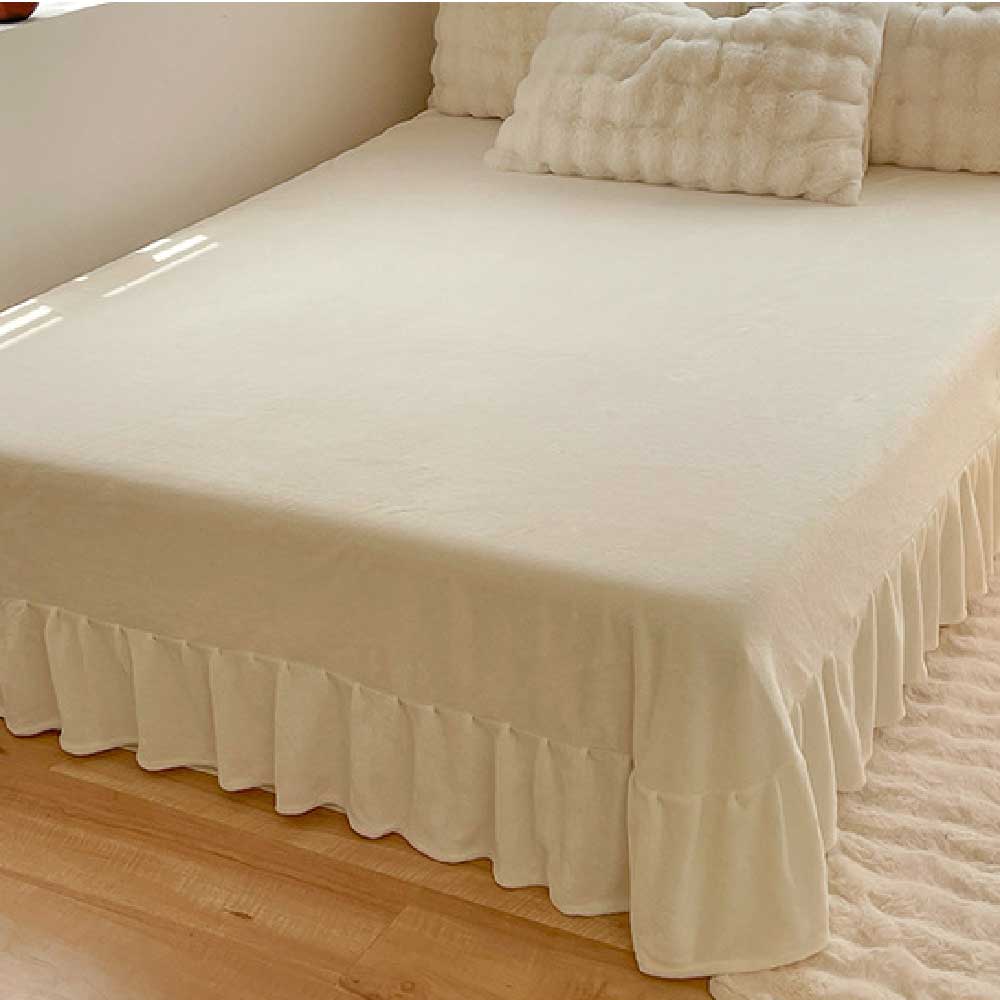 NoctaLuxe | Set di biancheria da letto di lusso in morbida pelliccia sintetica | Grigio