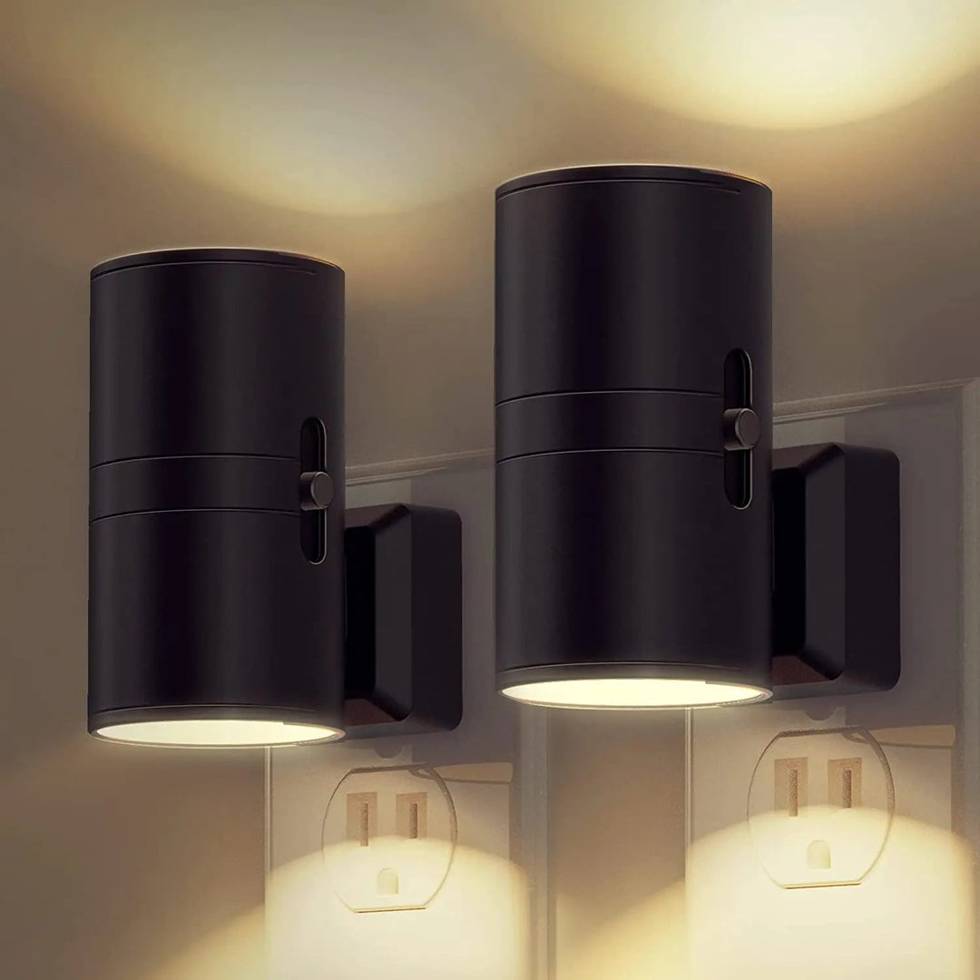 Lumo | Lampada sensore di movimento nera | Nero