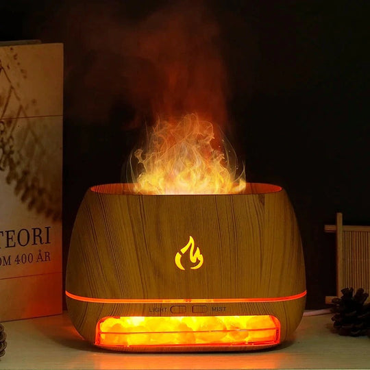 Santara | 3-in-1 Himalaya salt lamp scent diffuser | Brown