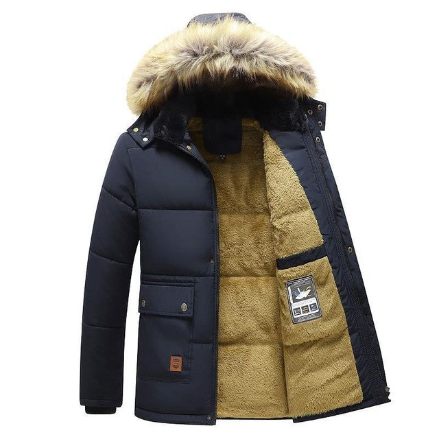 Saskia - Winterjacke mit luxuriösem Pelzfutter und warmer Kapuze