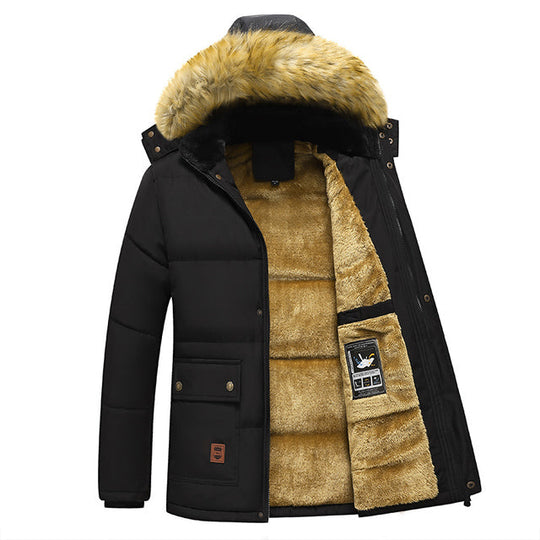 Saskia - Winterjacke mit luxuriösem Pelzfutter und warmer Kapuze