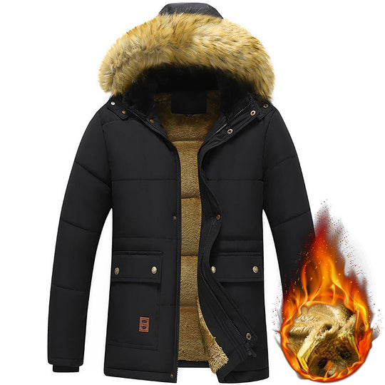 Saskia - Winterjacke mit luxuriösem Pelzfutter und warmer Kapuze