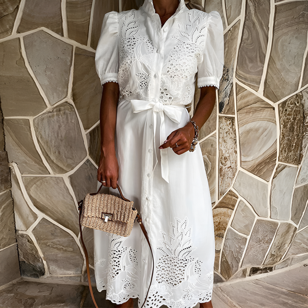 Liora | Elegant embroidered summer dress