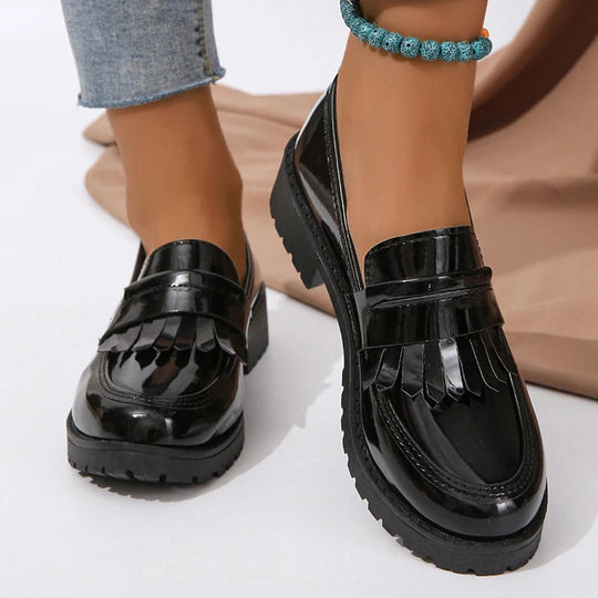 Norella | Stilvoll mit glänzender Oberfläche Loafers