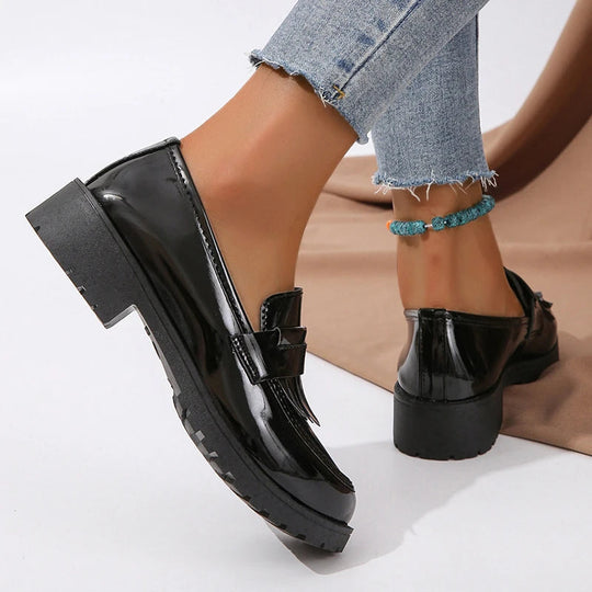 Norella | Stilvoll mit glänzender Oberfläche Loafers