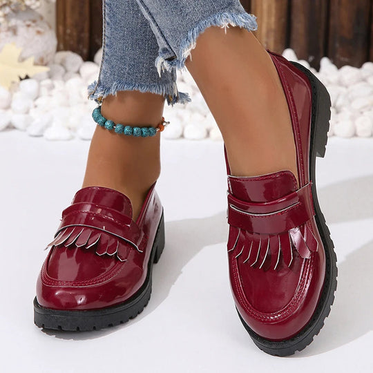Norella | Stilvoll mit glänzender Oberfläche Loafers