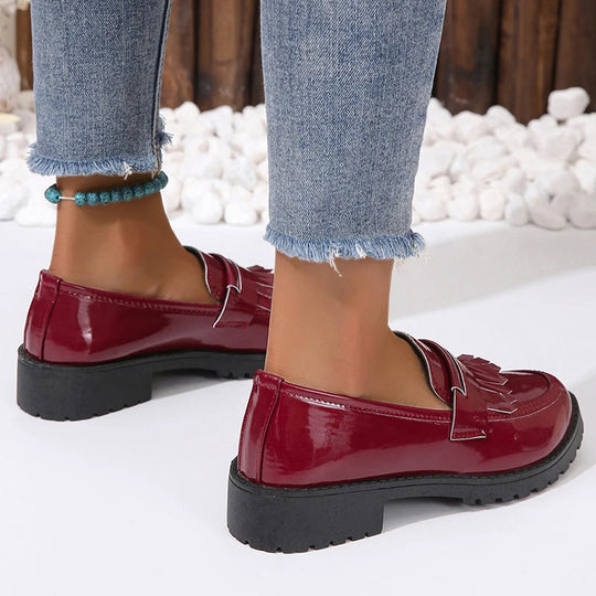 Norella | Stilvoll mit glänzender Oberfläche Loafers