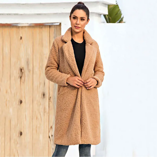 Noor | Women's Warm Winter Coat | Red
