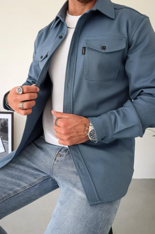 Niels Heren Stijlvolle Overhemd - Een tijdloos overhemd ontworpen met zowel comfort als stijl in gedachten, geschikt voor elke gelegenheid.
