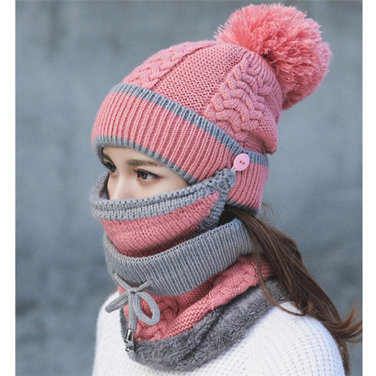 Bescherming tegen wind en kou met een verstelbaar gezichtsmasker.