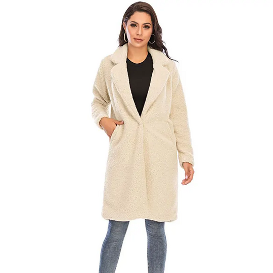 Noor | Women's Warm Winter Coat | Red