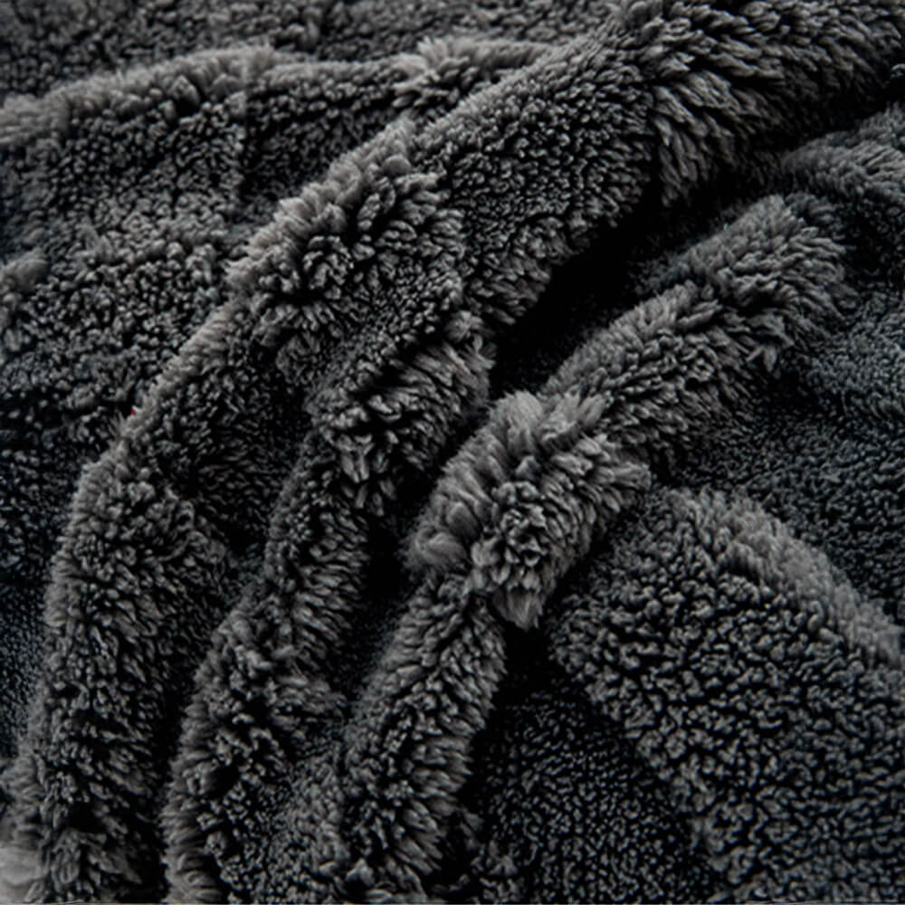 PureLuxe | Copripoltrona in jacquard di peluche | Bianco