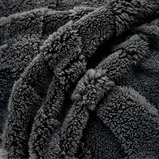 PureLuxe | Copripoltrona in jacquard di peluche | Bianco
