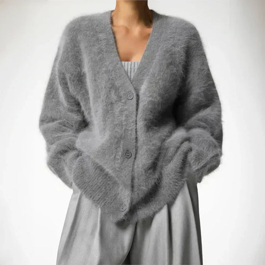 Luna - Weiche Gestrickte Damenstrickjacke