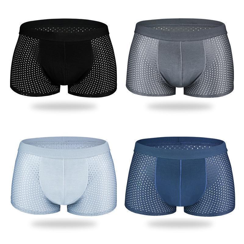 CoolFit - Biancheria intima da uomo Biancheria intima traspirante in seta ghiaccio (confezione da 2 pezzi)