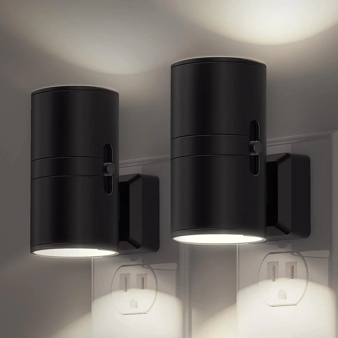 Lumo | Lampada sensore di movimento nera | Nero