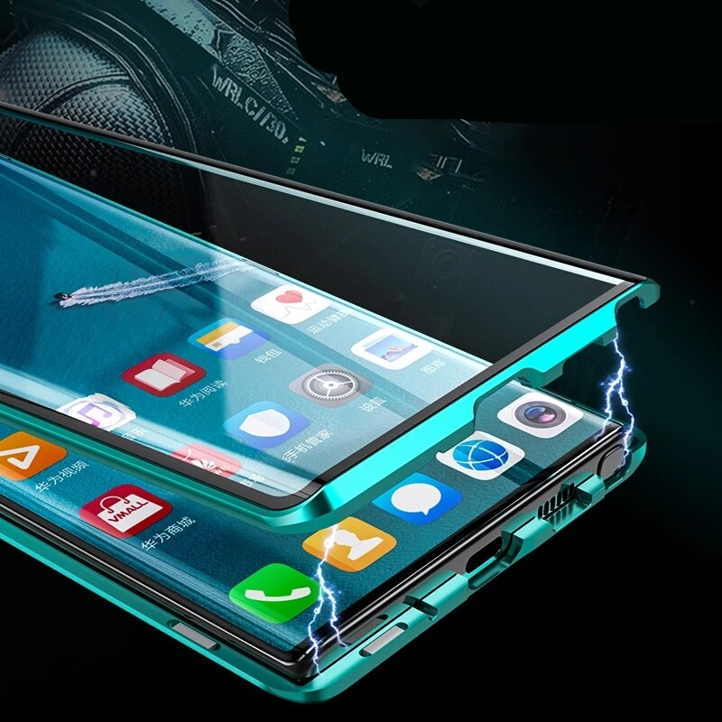 GlassArmor Accessoires Case Voor Samsung met dubbelzijdig gehard glas biedt een veilige en slanke pasvorm.

