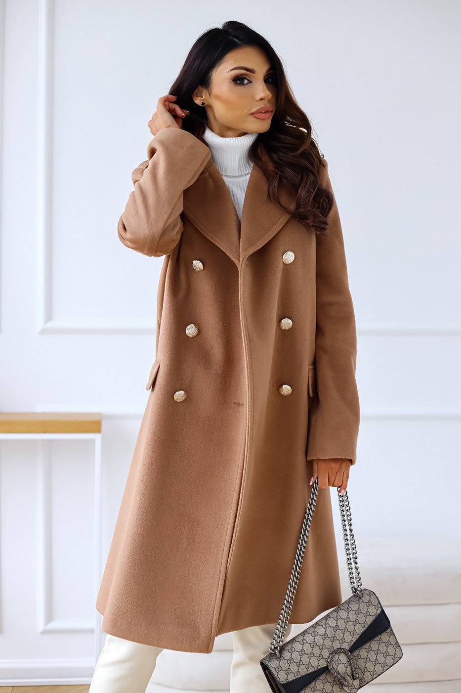 Sophie | Women's Classic Longcoat | Black