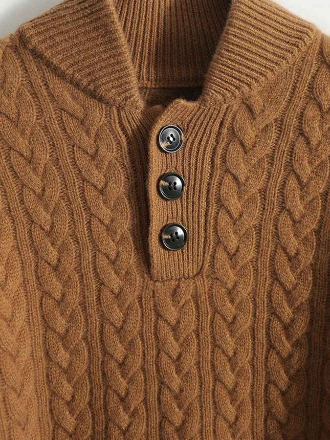 Emma | Women's Classic Turtleneck | Brown