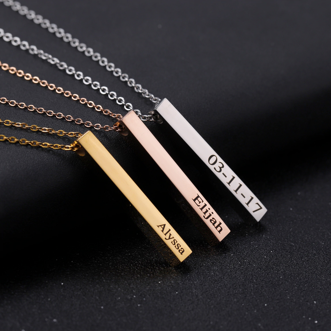 Tijdloos en stijlvol - EleganceBar minimalistische ketting, perfect voor elke gelegenheid.