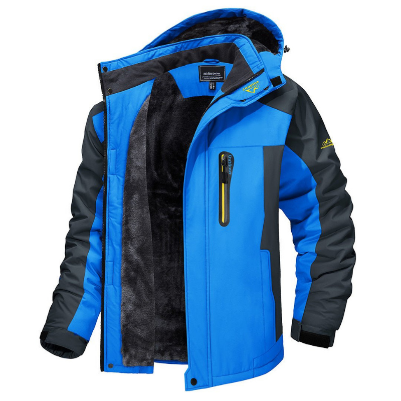 Joris Heren warme outdoorjas met een winddicht ontwerp, ideaal voor koude en winderige dagen. Deze winterjas biedt uitstekende bescherming en comfort tijdens buitenactiviteiten.