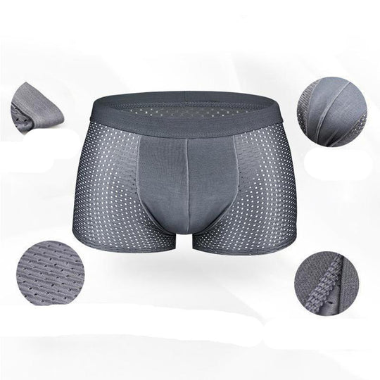 CoolFit - Biancheria intima da uomo Biancheria intima traspirante in seta ghiaccio (confezione da 2 pezzi)