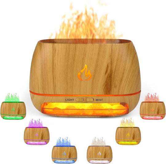 Santara | 3-in-1 Himalaya salt lamp scent diffuser | Brown