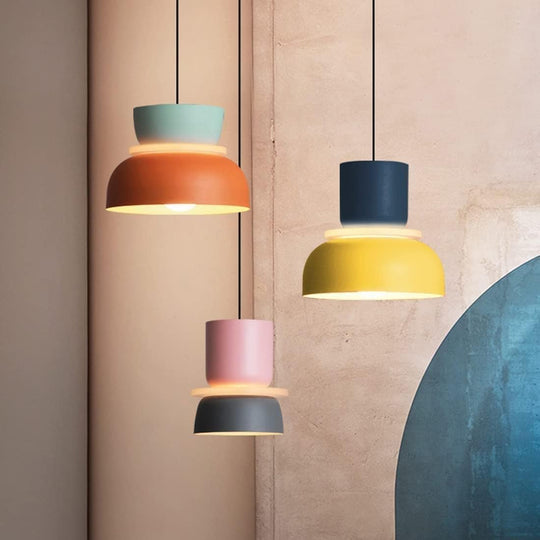 Solaris | Yellow LED modern chandelier | Yellow