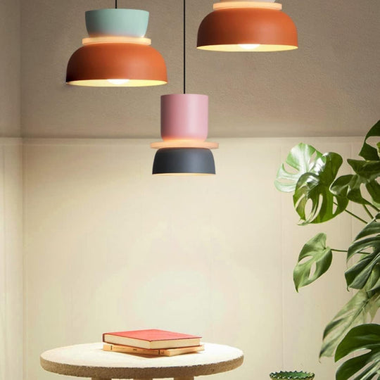 Solaris | Yellow LED modern chandelier | Yellow
