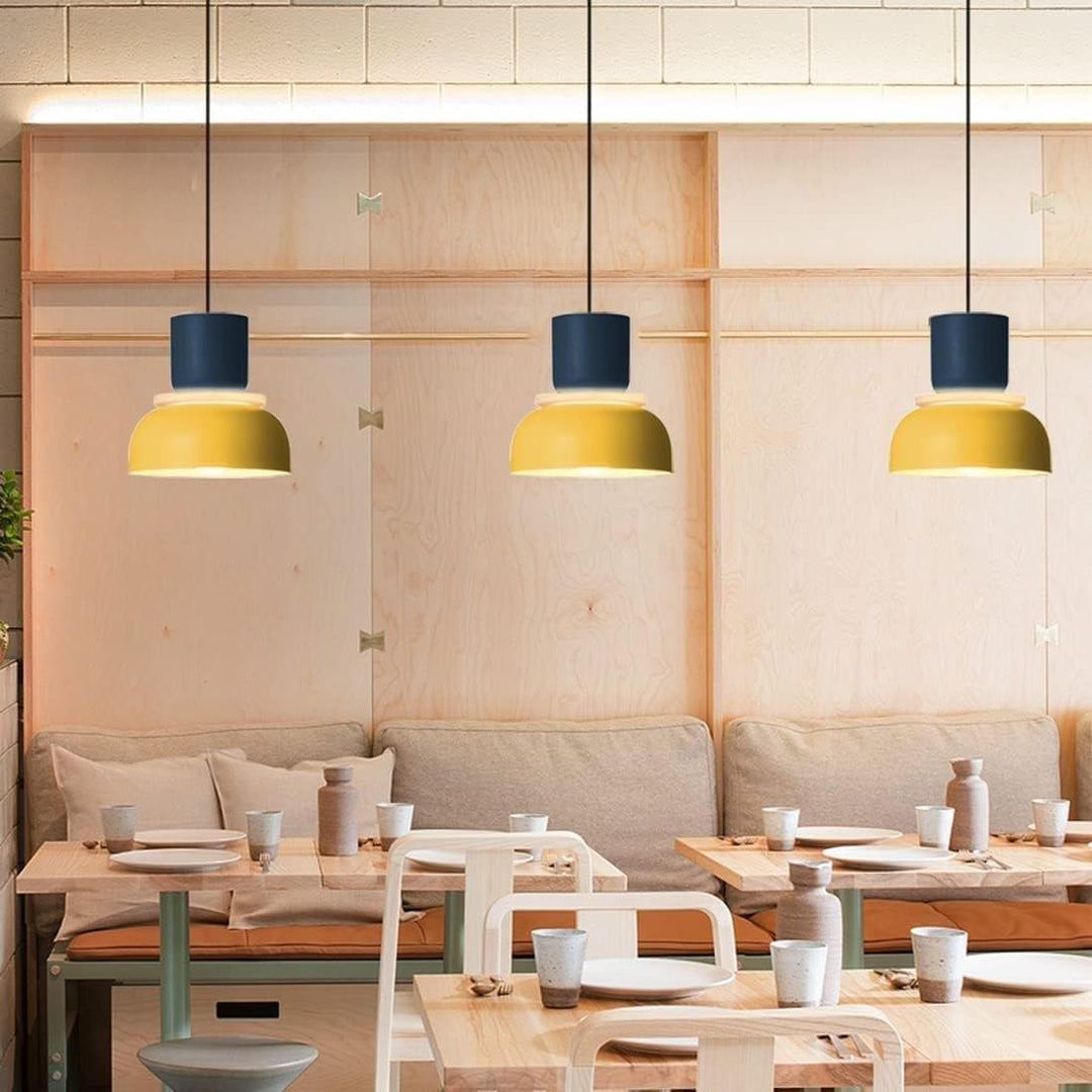 Solaris | Yellow LED modern chandelier | Yellow