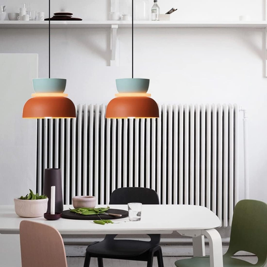 Solaris | Yellow LED modern chandelier | Yellow