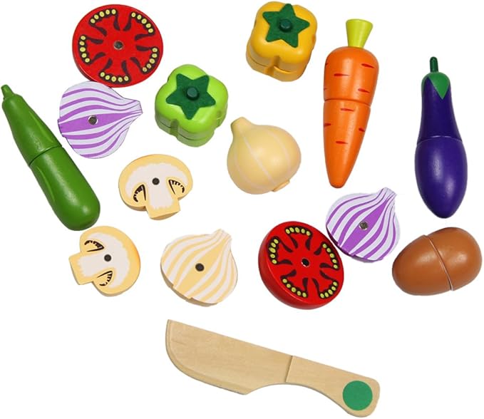 LittleChefs speelgoed voor kinderen, een set van fruit met speelse en leerzame elementen.
