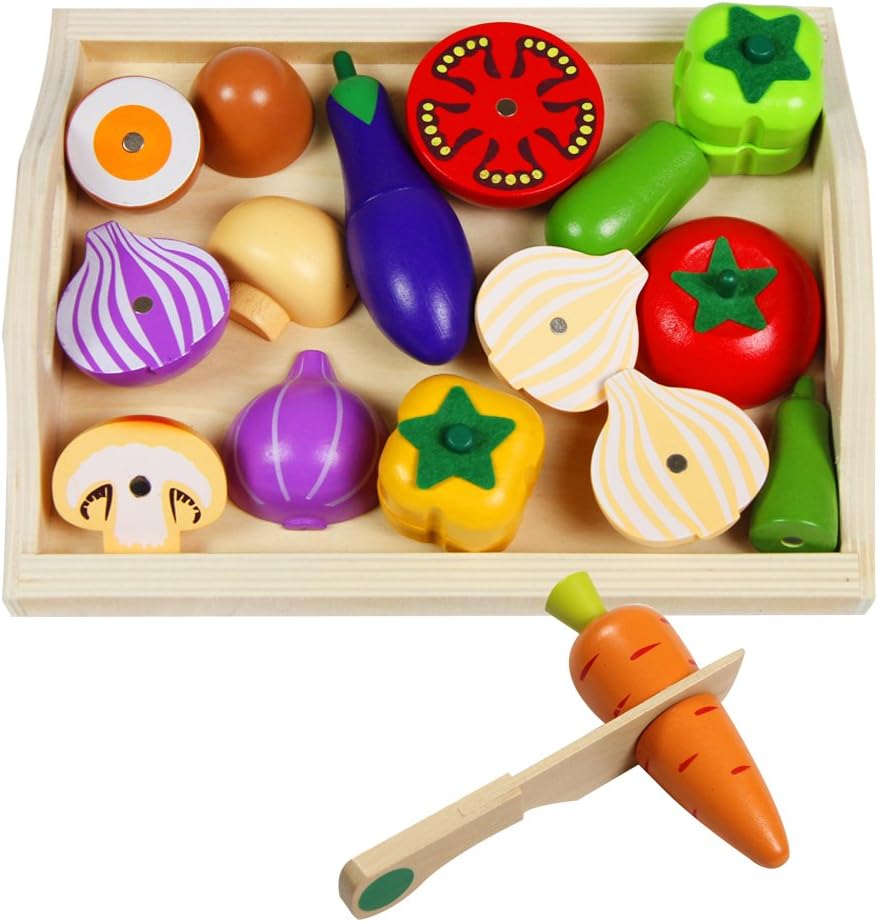 LittleChefs interactieve vruchtenset voor kinderen, perfect voor het spelen en leren over gezonde voeding.
