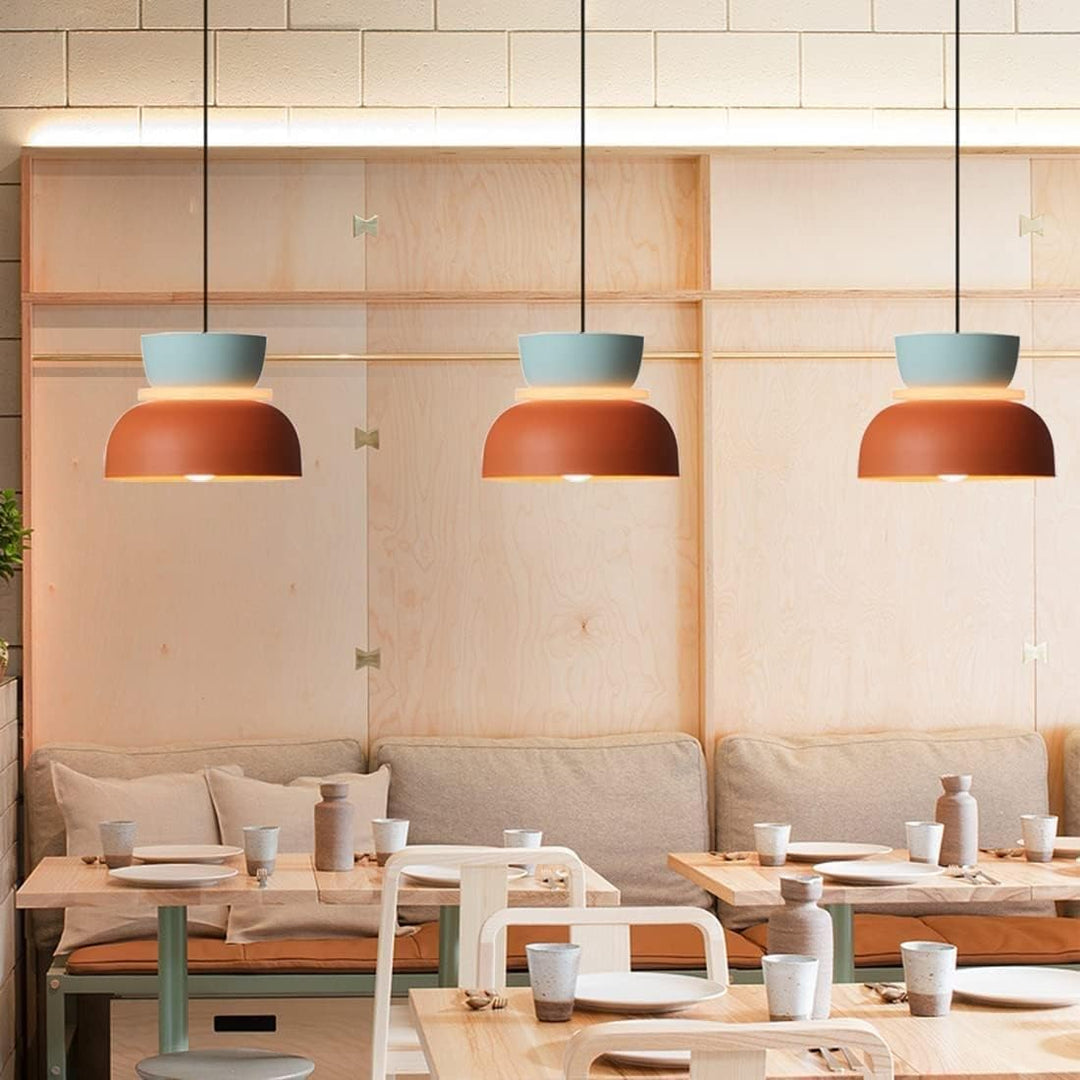 Solaris | Yellow LED modern chandelier | Yellow