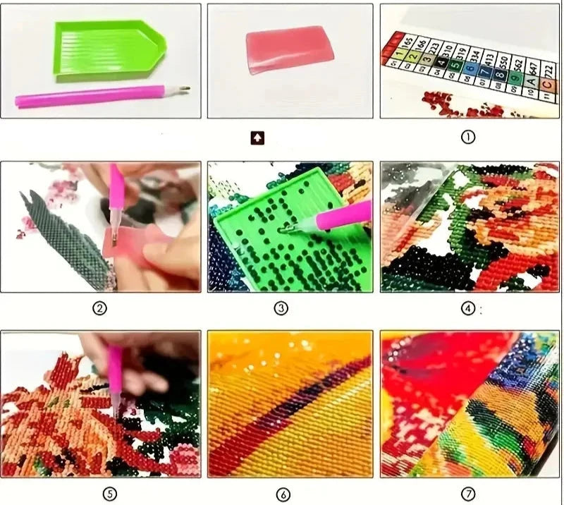 ShineWorks Crafty Diamond Painting Kit - Ideale activiteit voor kinderen om hun kunstzinnige kant te ontdekken en te ontwikkelen.

